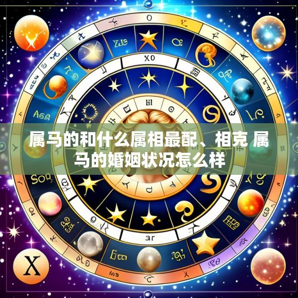 属马的和什么属相最配、相克 属马的婚姻状况怎么样