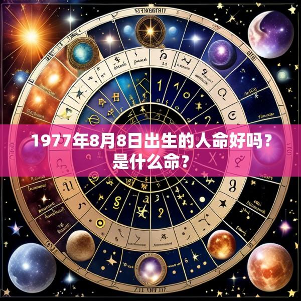 1977年8月8日出生的人命好吗？是什么命？