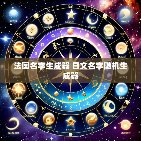 法国名字生成器 日文名字随机生成器