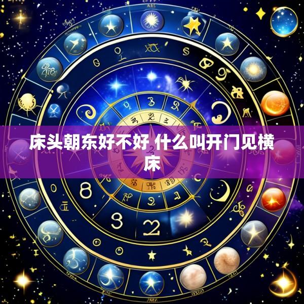 床头朝东好不好 什么叫开门见横床