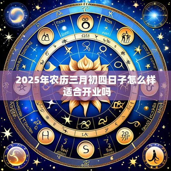 2025年农历三月初四日子怎么样 适合开业吗