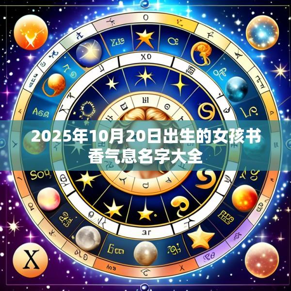 2025年10月20日出生的女孩书香气息名字大全