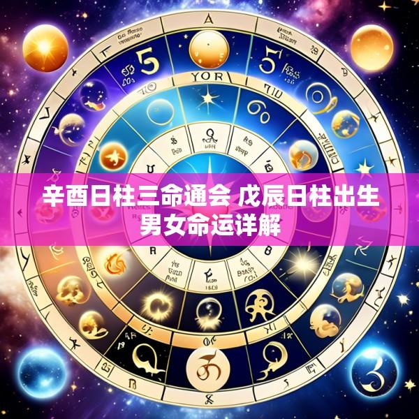 辛酉日柱三命通会 戊辰日柱出生男女命运详解