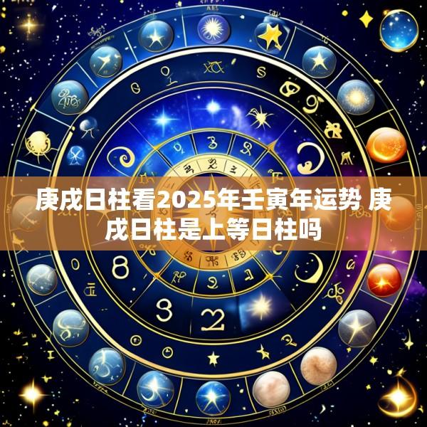 庚戌日柱看2025年壬寅年运势 庚戌日柱是上等日柱吗