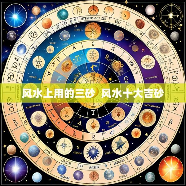风水上用的三砂  风水十大吉砂
