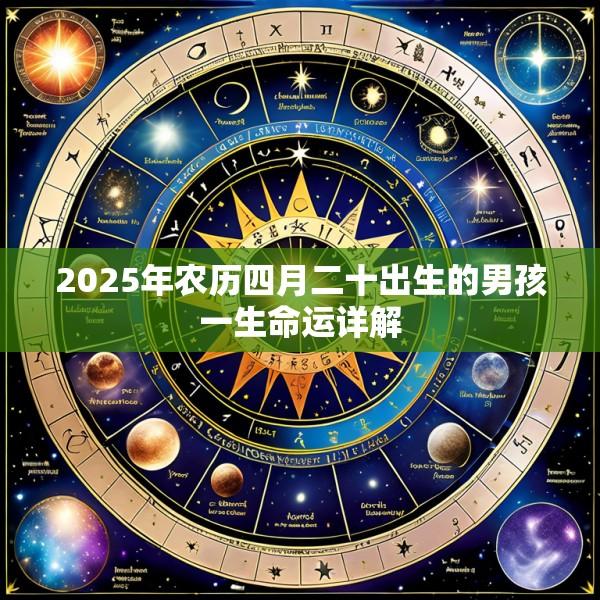 2025年农历四月二十出生的男孩一生命运详解