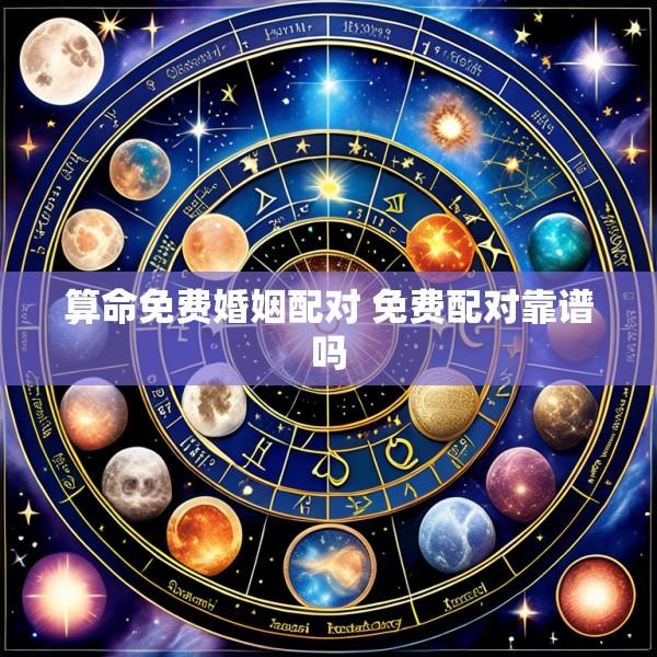 算命免费婚姻配对 免费配对靠谱吗