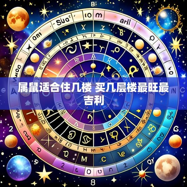 属鼠适合住几楼 买几层楼最旺最吉利