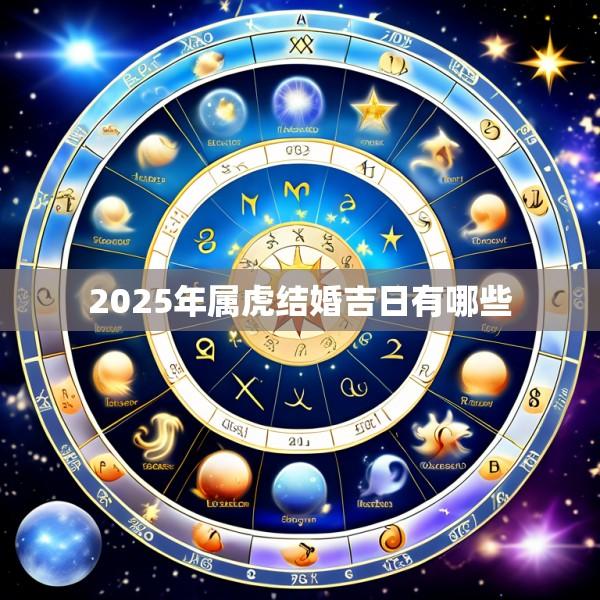 2025年属虎结婚吉日有哪些