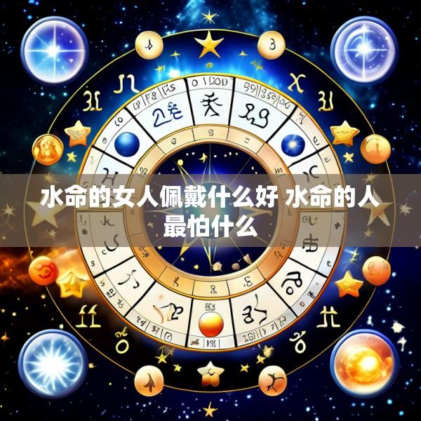 水命的女人佩戴什么好 水命的人最怕什么
