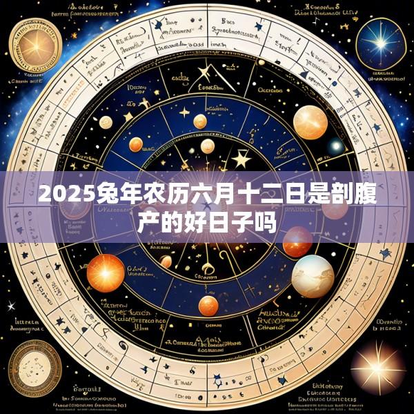 2025兔年农历六月十二日是剖腹产的好日子吗