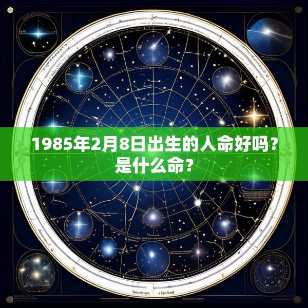 1985年2月8日出生的人命好吗？是什么命？