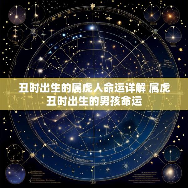 丑时出生的属虎人命运详解 属虎丑时出生的男孩命运