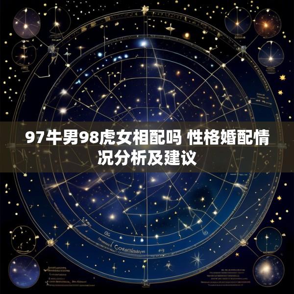 97牛男98虎女相配吗 性格婚配情况分析及建议