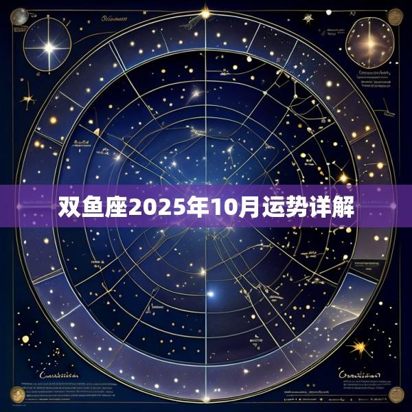 双鱼座2025年10月运势详解