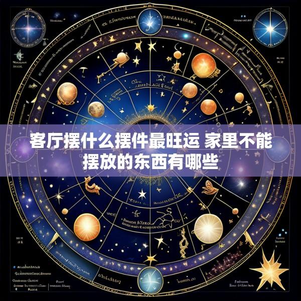 客厅摆什么摆件最旺运 家里不能摆放的东西有哪些
