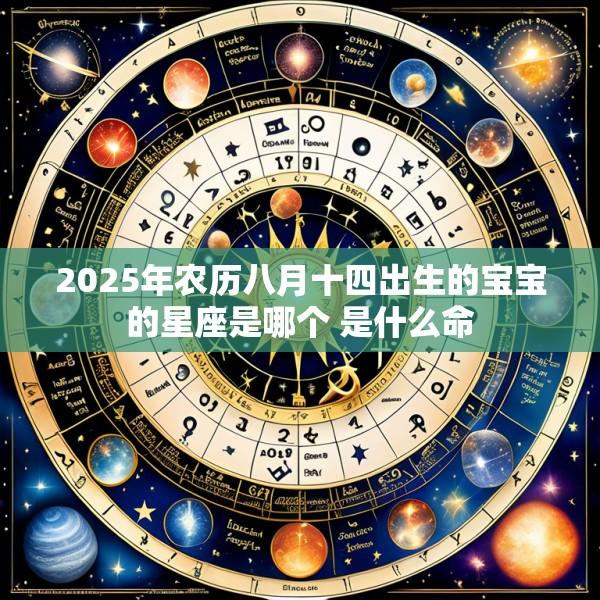 2025年农历八月十四出生的宝宝的星座是哪个 是什么命