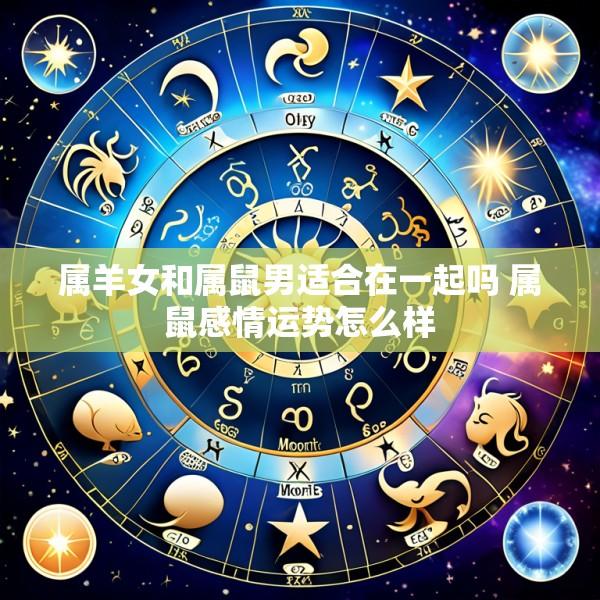 属羊女和属鼠男适合在一起吗 属鼠感情运势怎么样