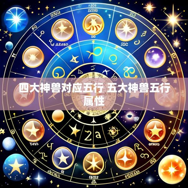 四大神兽对应五行 五大神兽五行属性