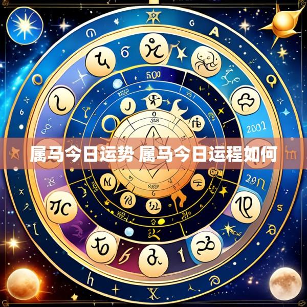 属马今日运势 属马今日运程如何