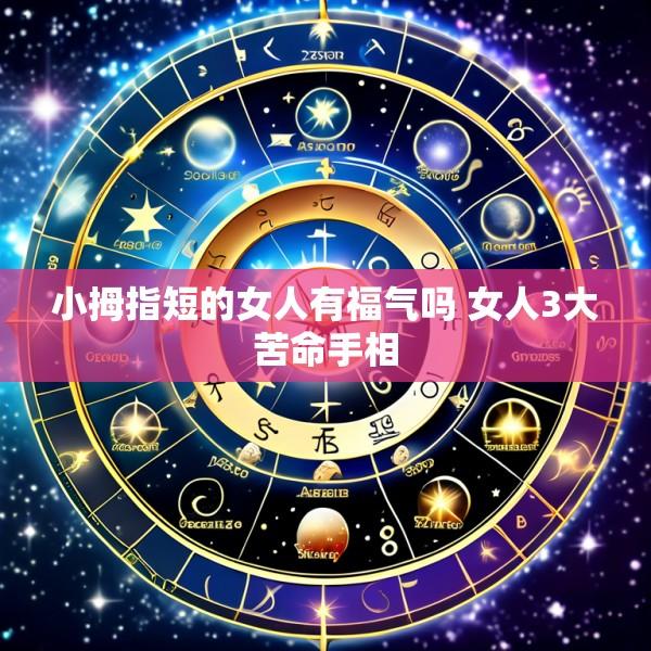小拇指短的女人有福气吗 女人3大苦命手相