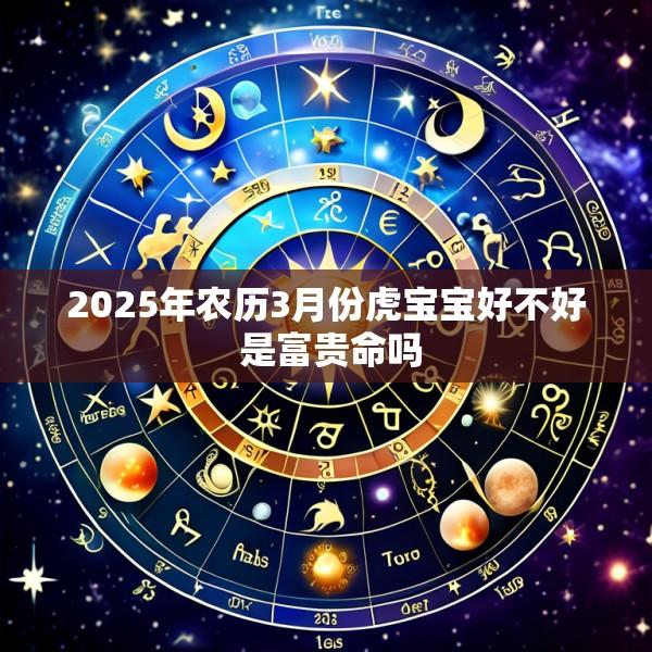 2025年农历3月份虎宝宝好不好 是富贵命吗
