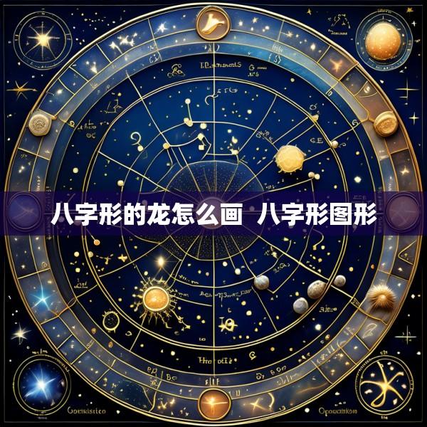 八字形的龙怎么画  八字形图形