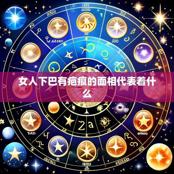 女人下巴有疤痕的面相代表着什么
