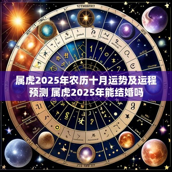 属虎2025年农历十月运势及运程预测 属虎2025年能结婚吗