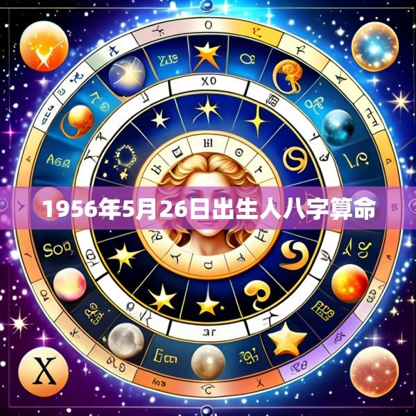 1956年5月26日出生人八字算命