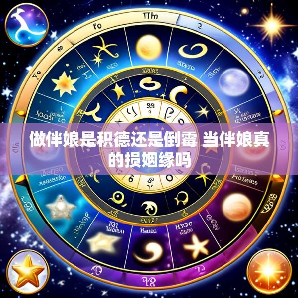 做伴娘是积德还是倒霉 当伴娘真的损姻缘吗