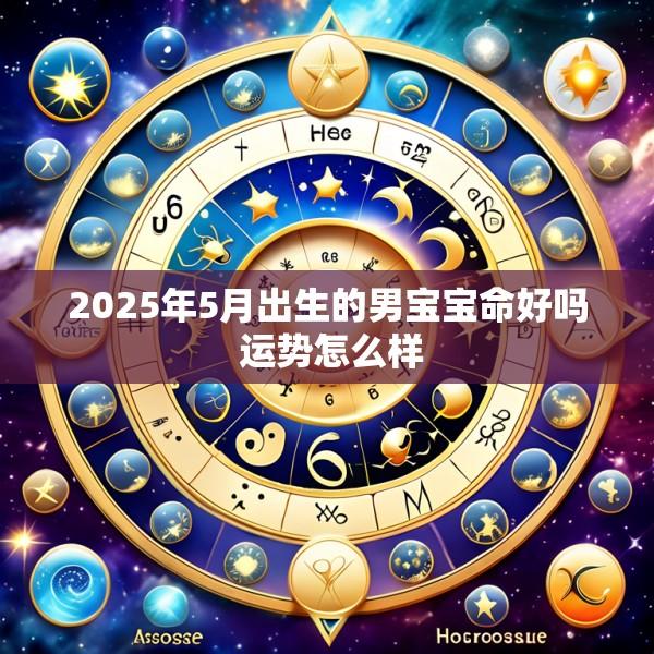 2025年5月出生的男宝宝命好吗 运势怎么样