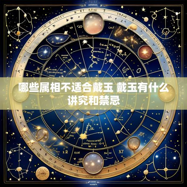 哪些属相不适合戴玉 戴玉有什么讲究和禁忌