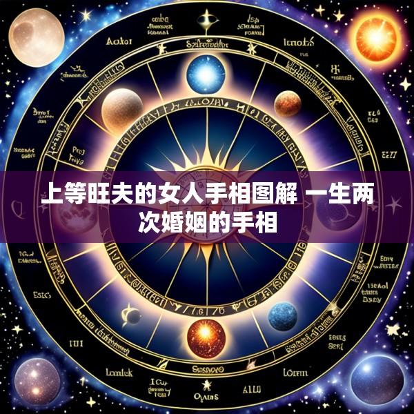 上等旺夫的女人手相图解 一生两次婚姻的手相