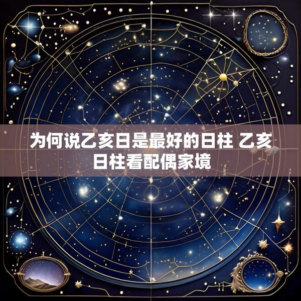 为何说乙亥日是最好的日柱 乙亥日柱看配偶家境