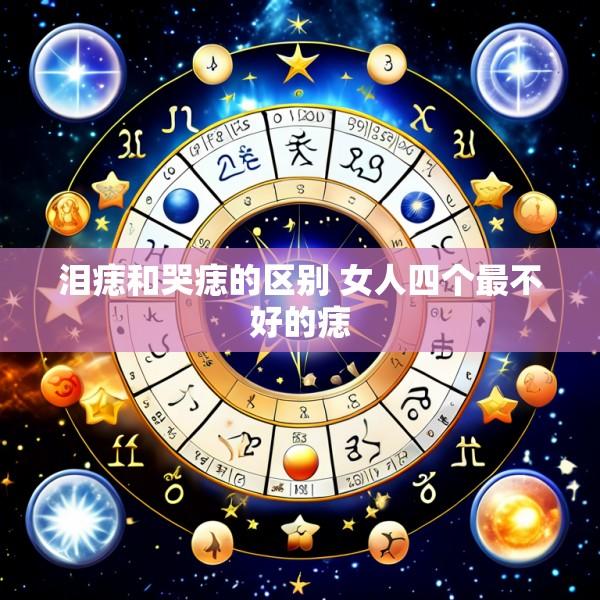 泪痣和哭痣的区别 女人四个最不好的痣