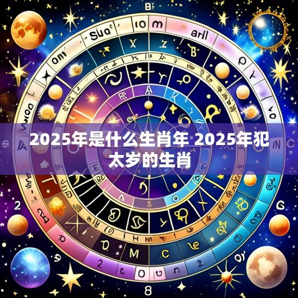 2025年是什么生肖年 2025年犯太岁的生肖