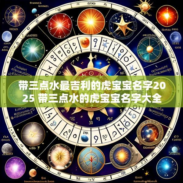 带三点水最吉利的虎宝宝名字2025 带三点水的虎宝宝名字大全