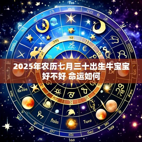 2025年农历七月三十出生牛宝宝好不好 命运如何