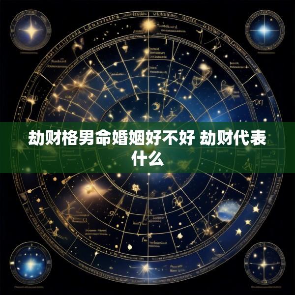 劫财格男命婚姻好不好 劫财代表什么