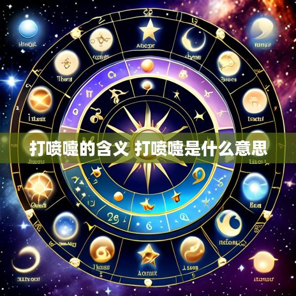 打喷嚏的含义 打喷嚏是什么意思