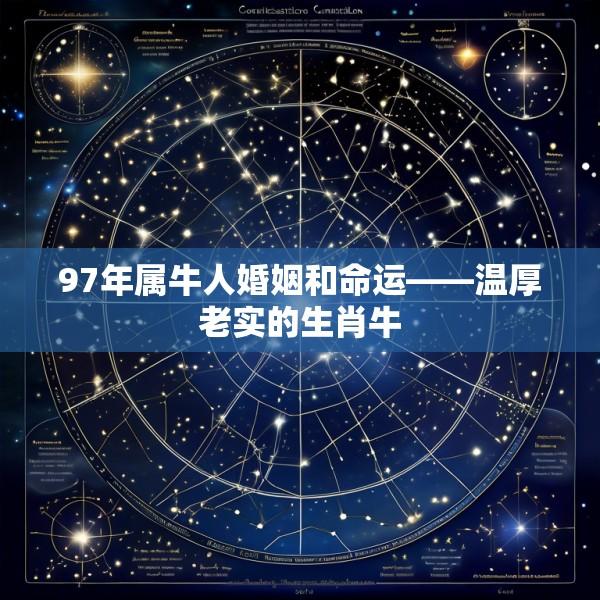 97年属牛人婚姻和命运——温厚老实的生肖牛