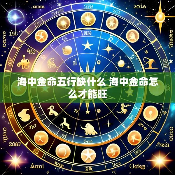海中金命五行缺什么 海中金命怎么才能旺