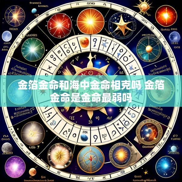 金箔金命和海中金命相克吗 金箔金命是金命最弱吗