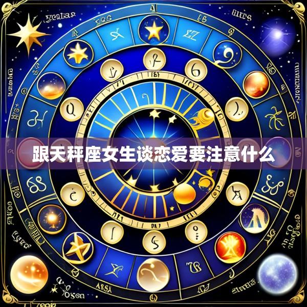 跟天秤座女生谈恋爱要注意什么