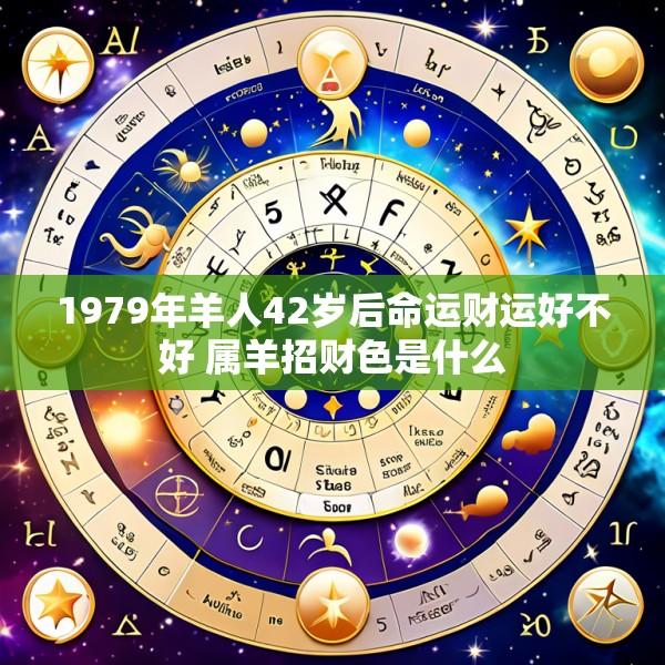 1979年羊人42岁后命运财运好不好 属羊招财色是什么