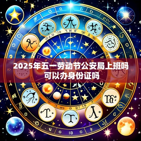 2025年五一劳动节公安局上班吗 可以办身份证吗