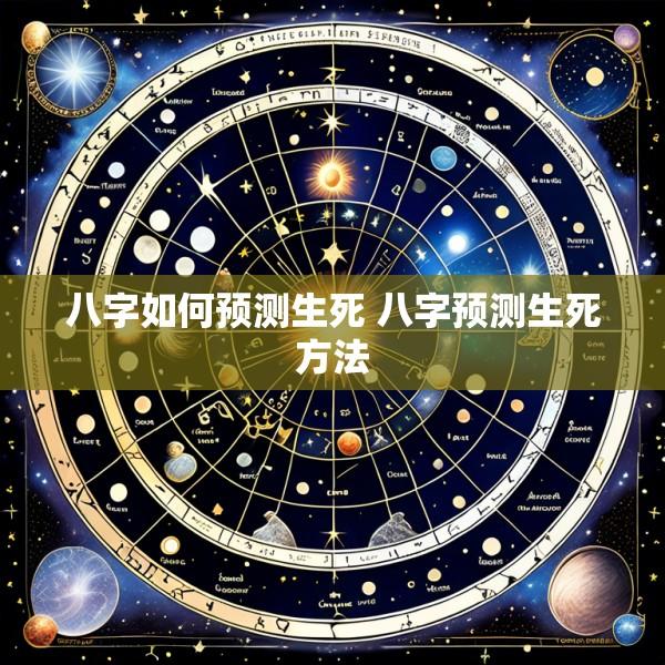 八字如何预测生死 八字预测生死方法