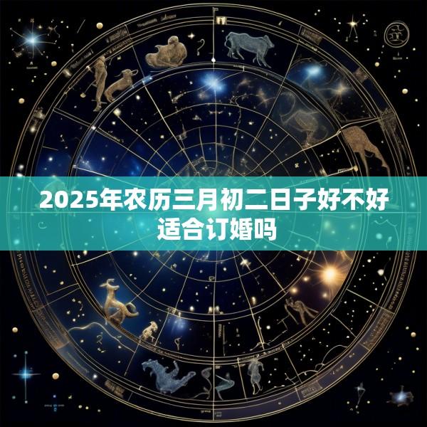 2025年农历三月初二日子好不好 适合订婚吗