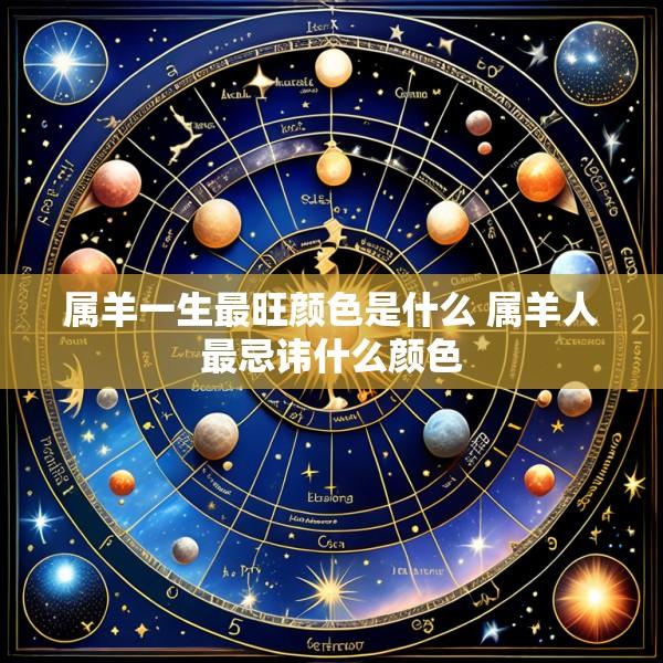 属羊一生最旺颜色是什么 属羊人最忌讳什么颜色
